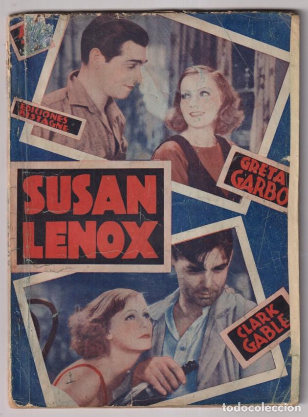 Cine: Susan Lenox. MGM. Greta Garbo, Clark Gable. Foto Novela. Ediciones Bistagne. (72 p&aacute;ginas con fotos d
