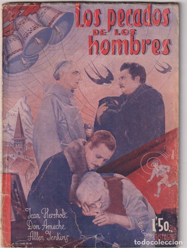 Cine: Los Pecados de los Hombres. 20 Century Fox. Jean Hersholt, Don Ameche. La Novela Semanal Cinematogr&aacute;