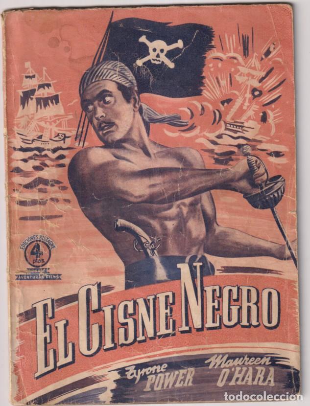 Cine: El Cisne Negro. 20 Century Fox. Tyrone Power, Mauren O&acute;Hara. Foto Novela. Ediciones Bistagne. (72 p&aacute;