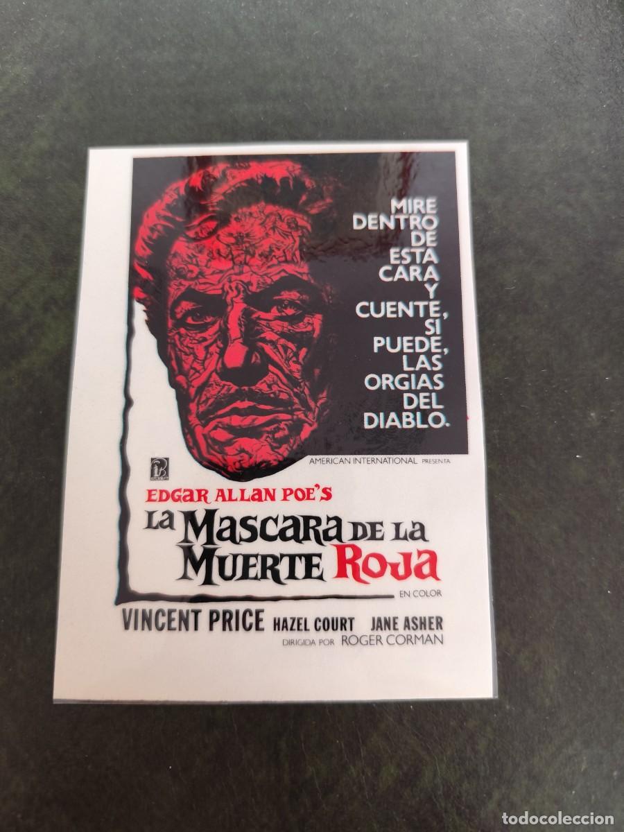 Cine: La mascara de la muerte roja plastificado