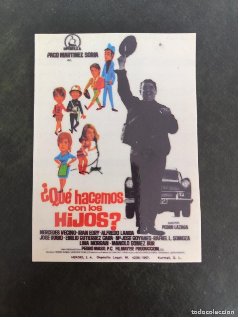 Cine: Que hacemos con los hijos plastificado