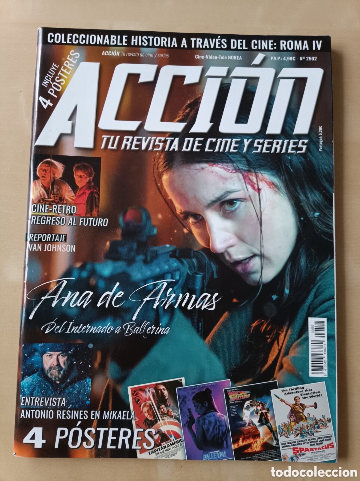 Cine: REVISTA ACCI&Oacute;N N&deg; 2502 FEBRERO 2025 ANA DE ARMAS REGRESO AL FUTURO ROMA IV