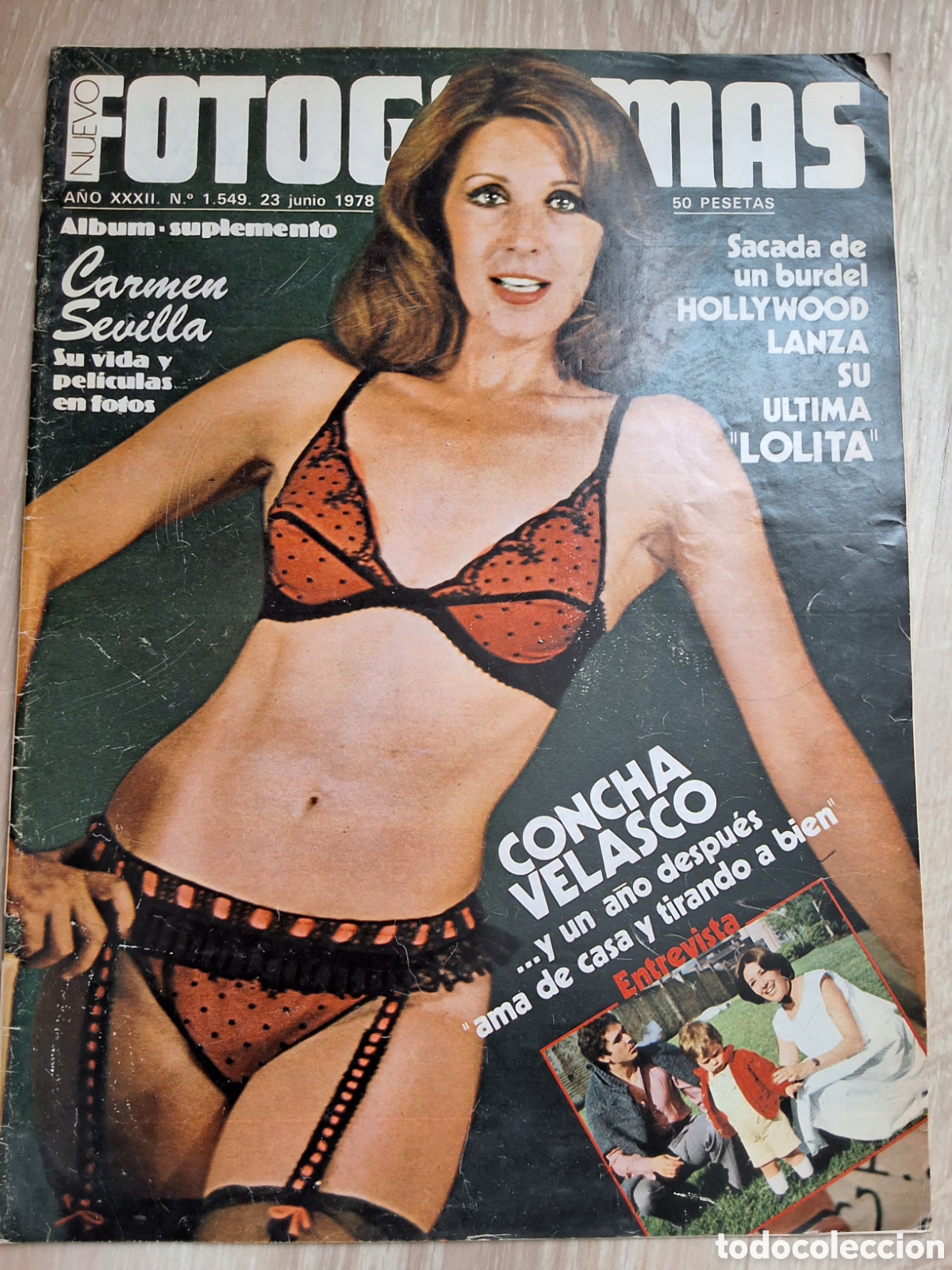 Cine: Fotogramas nuevo revista cine semanal a&ntilde;o 1978 junio 23 sin suplemento