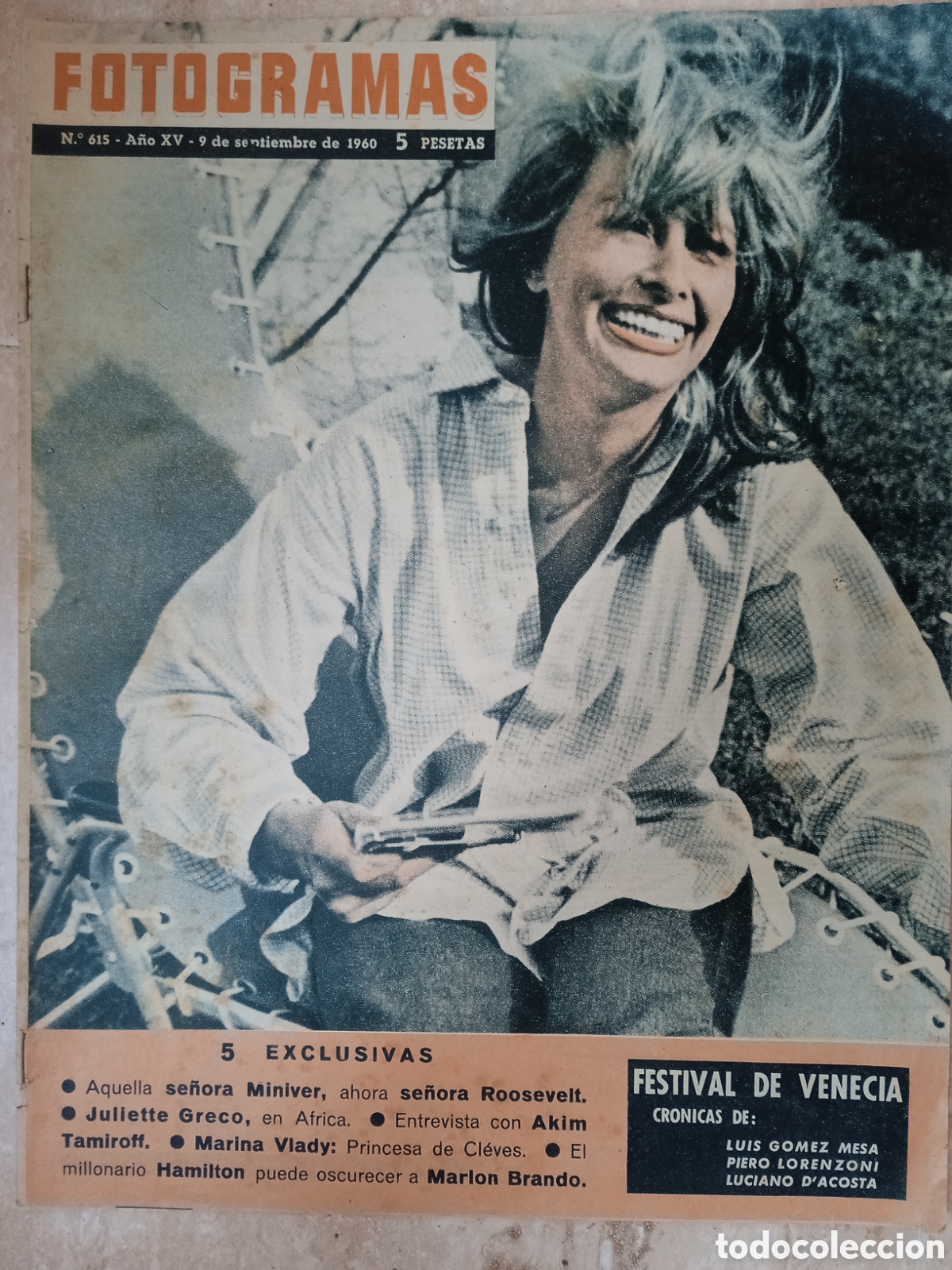 Cine: Fotogramas 615 George Hamilton Se&ntilde;ora Miniver Sof&iacute;a Loren