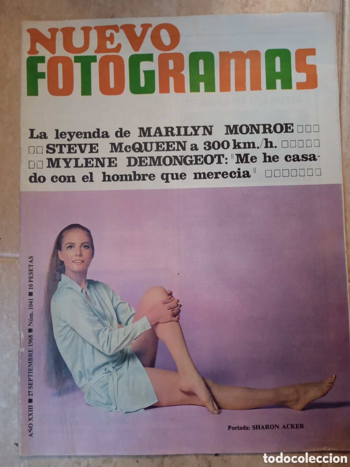 Cine: Nuevo Fotogramas n&deg;1041 Steve McQueen la leyenda de Marilyn Monroe