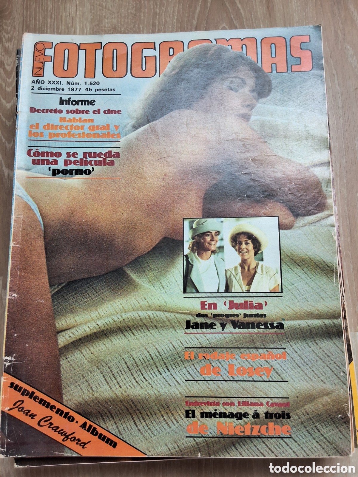 Cine: Fotogramas nuevo revista cine semanal a&ntilde;o 1977 diciembre 12 Chris