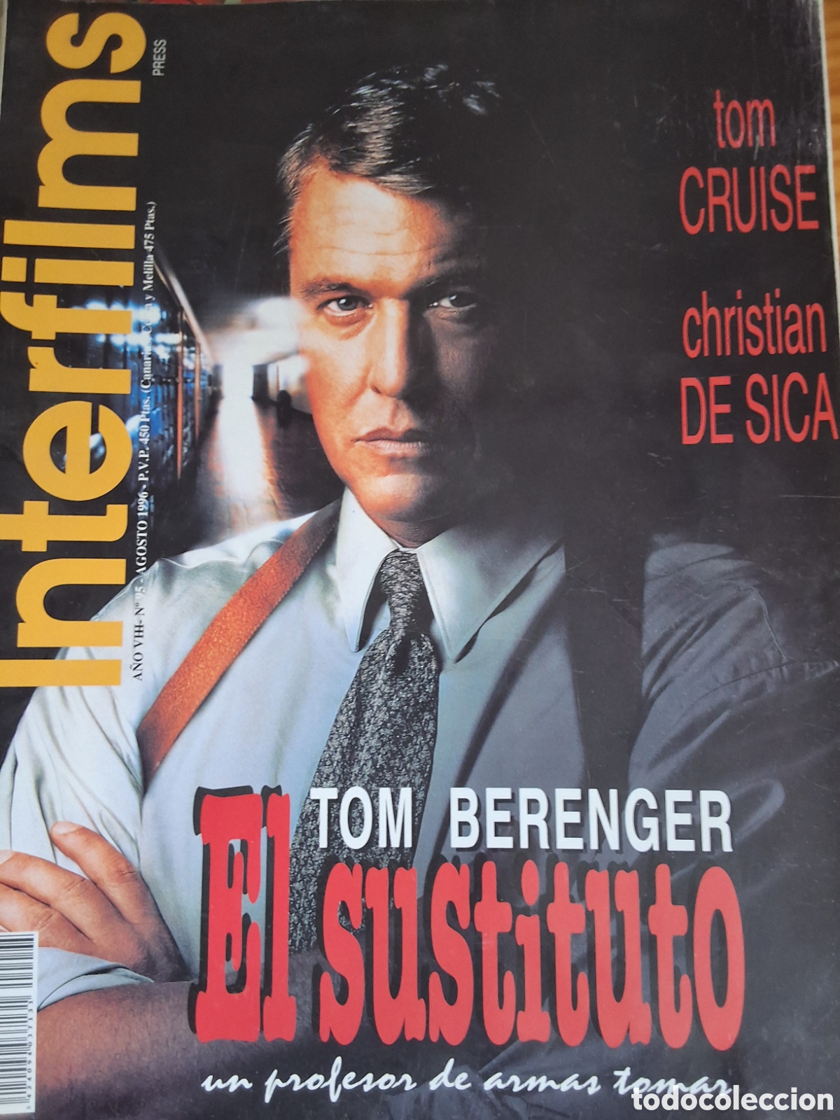 Cine: Interfilms revista cine n&uacute;mero 95 a&ntilde;o 1996/8 Tom Berenger incluye carteles programas