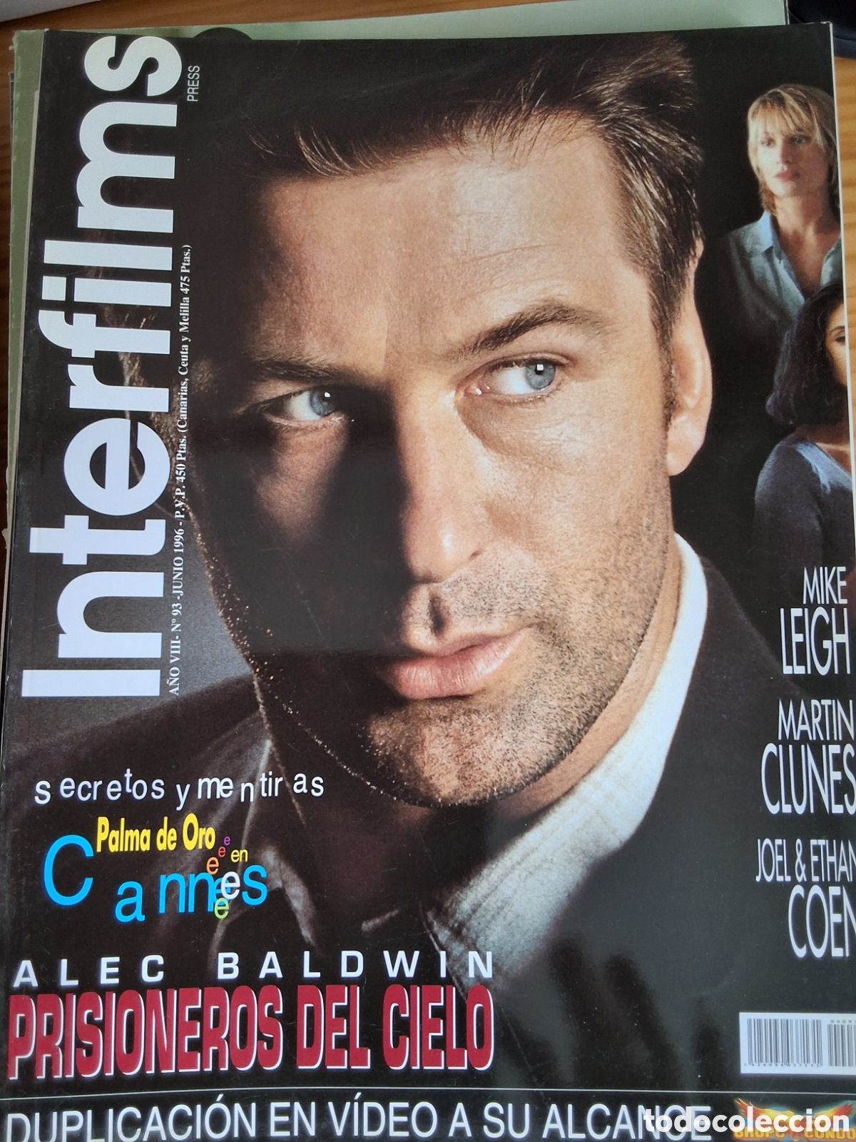 Cine: Interfilms revista cine n&uacute;mero 93 a&ntilde;o 1996/6 Alec Baldwin incluye carteles programas