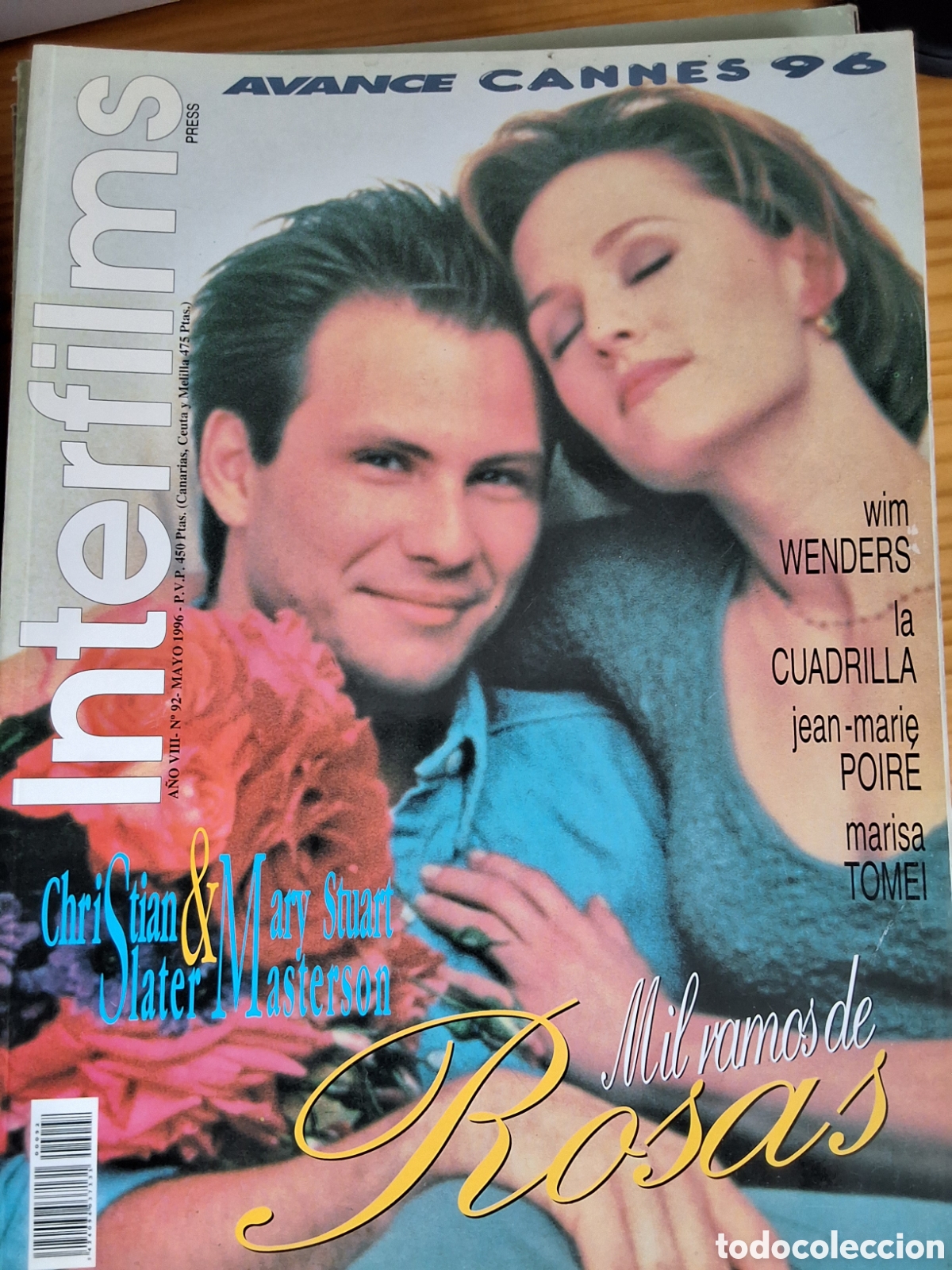 Cine: Interfilms revista cine n&uacute;mero 92 a&ntilde;o 1996/5 Slater Masterson incluye carteles programas