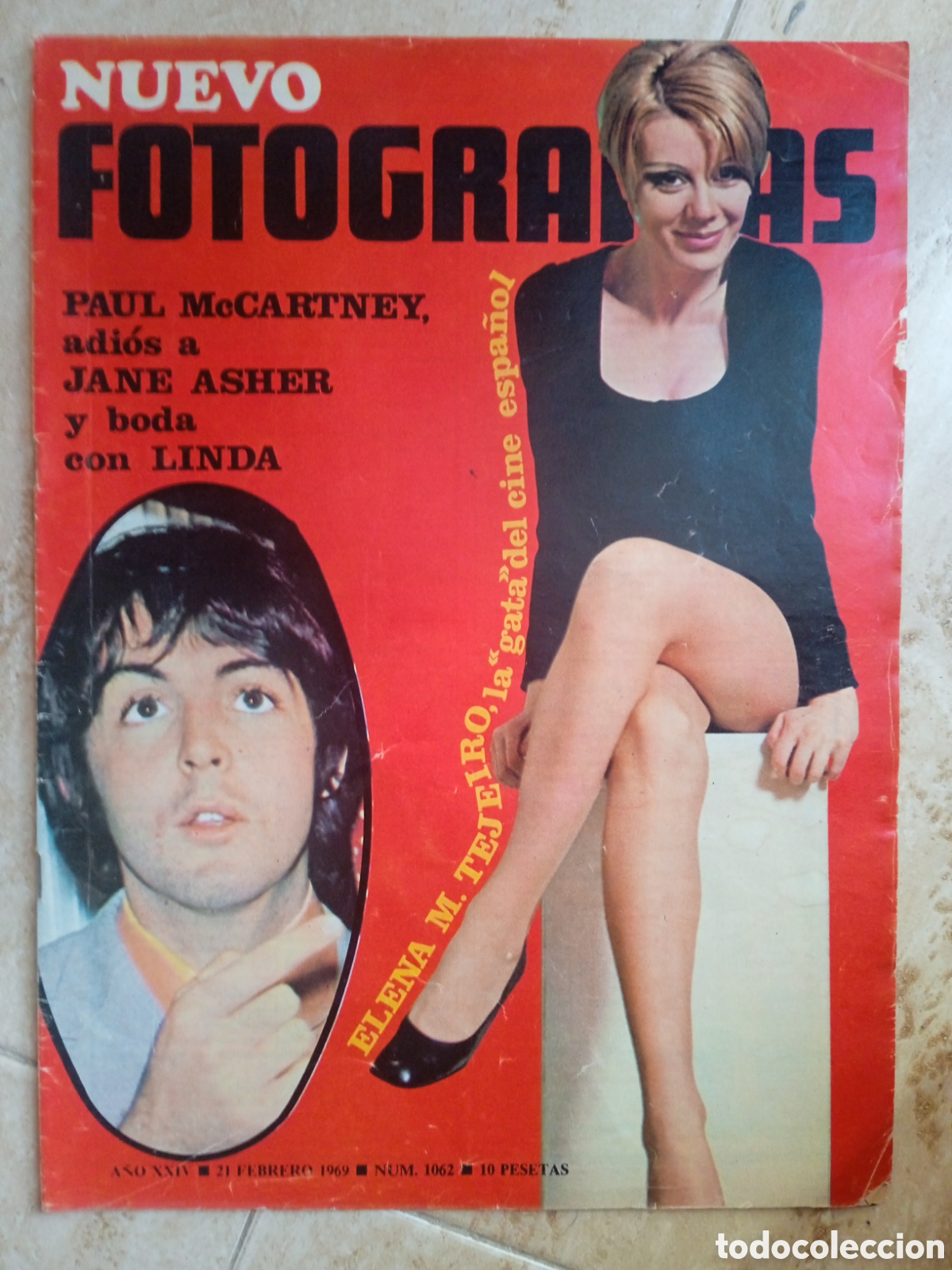 Cine: Nuevo Fotogramas 1062 Paul McCarney boda con Linda portada Elena M. Tejeiro