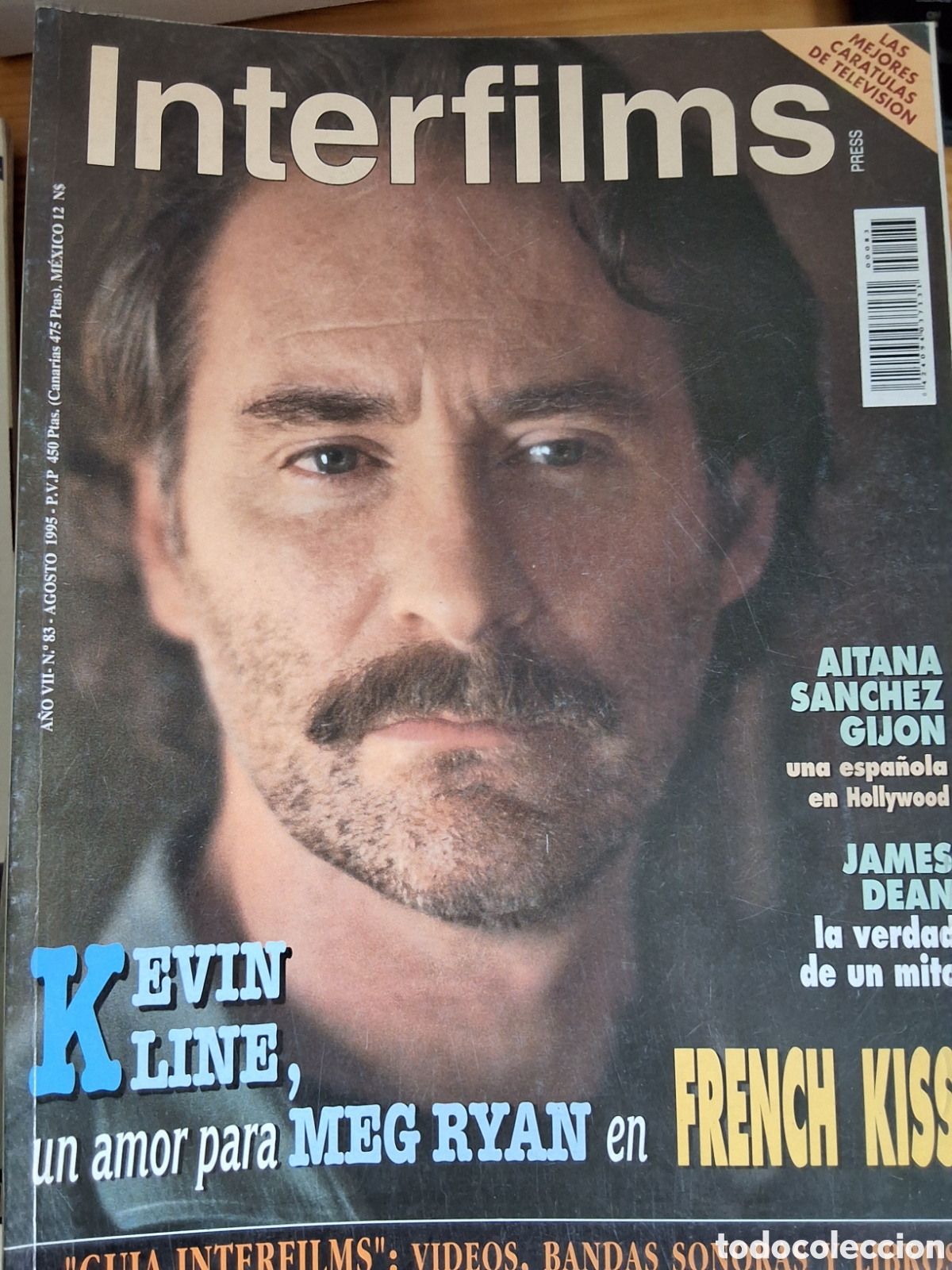 Cine: Interfilms revista cine n&uacute;mero 83 a&ntilde;o 1995/8 Kevin kline incluye caratulas programas