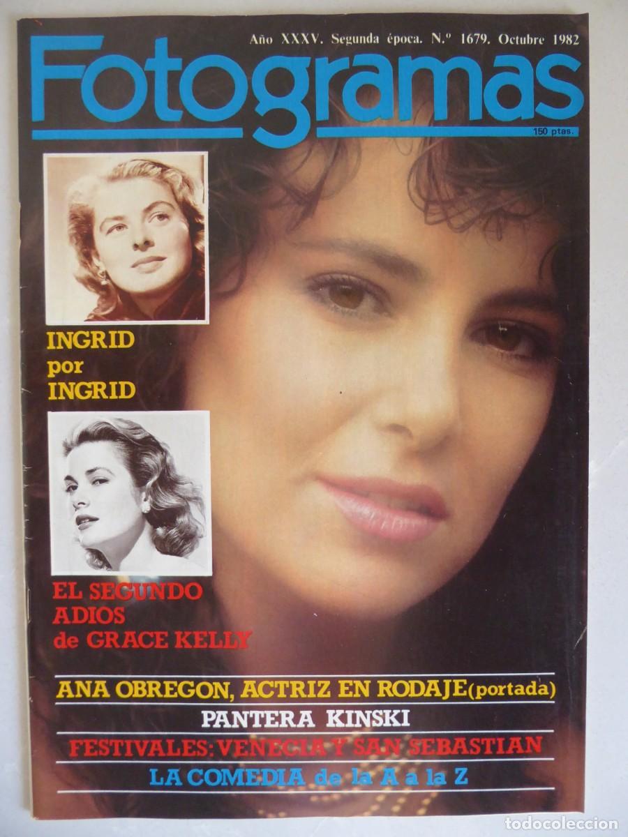 Cine: Fotogramas 1679 (1982) Ana Obreg&oacute;n-Ingrid Bergman-Grace Kelly-Natassia Kinski-Blade Runner