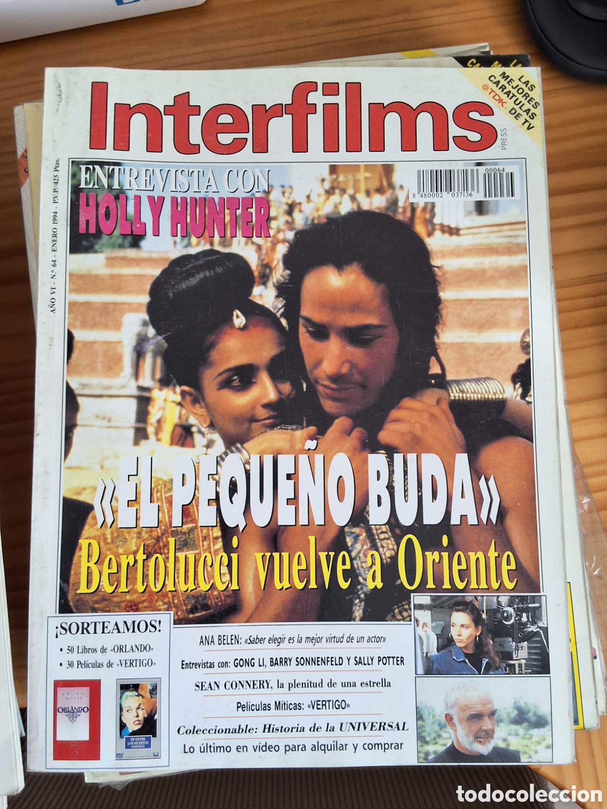 Cine: Interfilms revista cine n&uacute;mero 64 a&ntilde;o 1994/1 Buda incluye caratulas programas