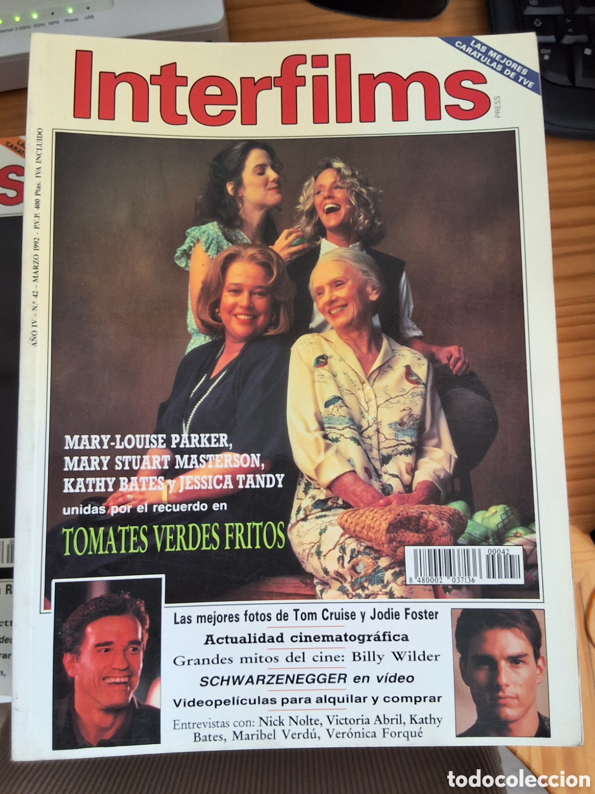 Cine: Interfilms revista cine n&uacute;mero 42 a&ntilde;o 1992/3 Tomates verdes fritos incluye caratulas programas