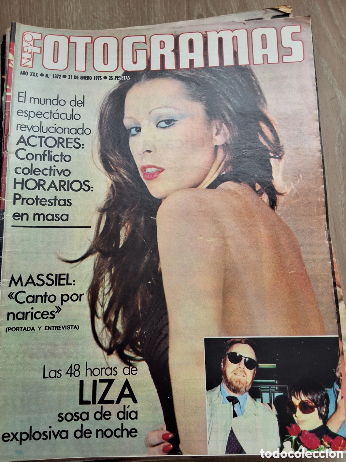 Cine: Fotogramas nuevo revista cine semanal a&ntilde;o 1975/1/31 Massiel Liza Minelli