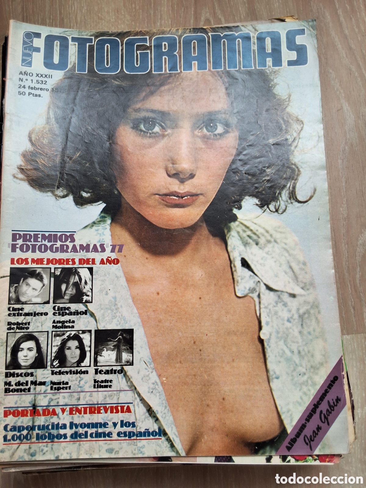 Cine: Fotogramas nuevo revista cine semanal a&ntilde;o 1978/2/24 Ivonne Sent&iacute;s suplemento