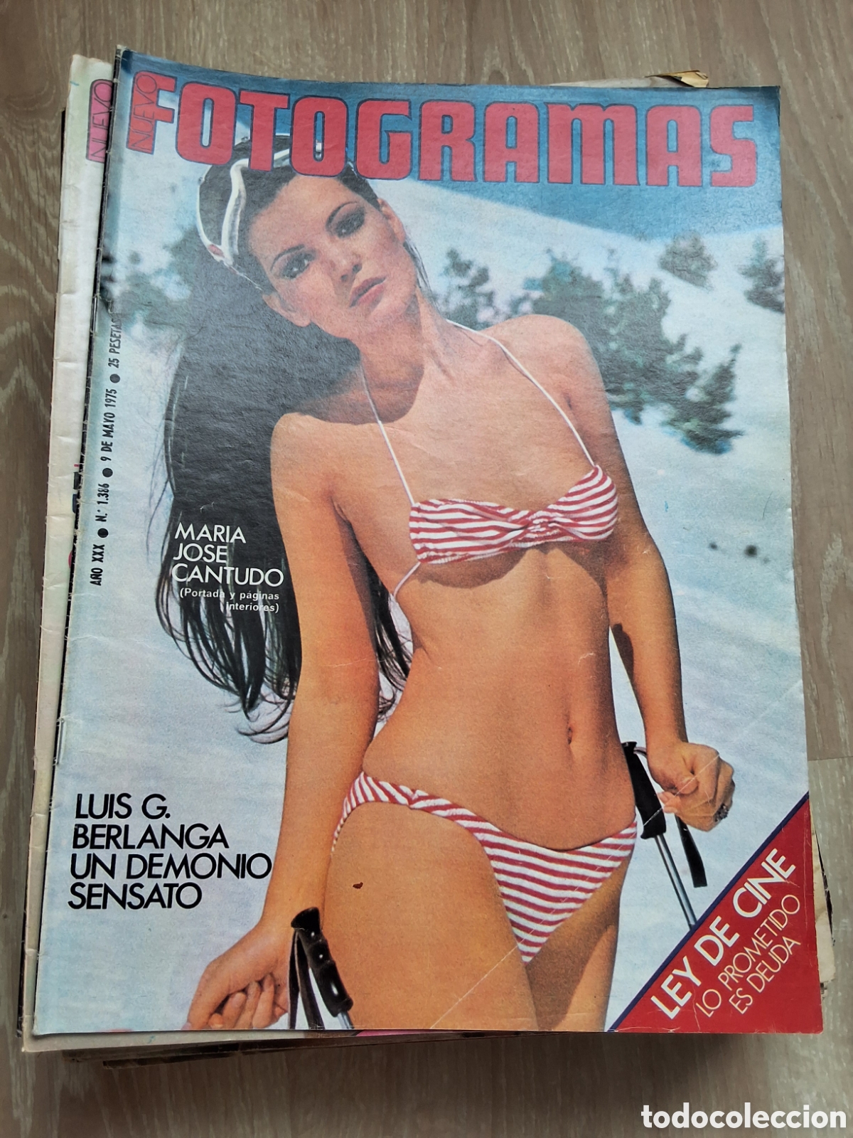Cine: Fotogramas nuevo revista cine semanal a&ntilde;o 1975/5/9 Cantudo