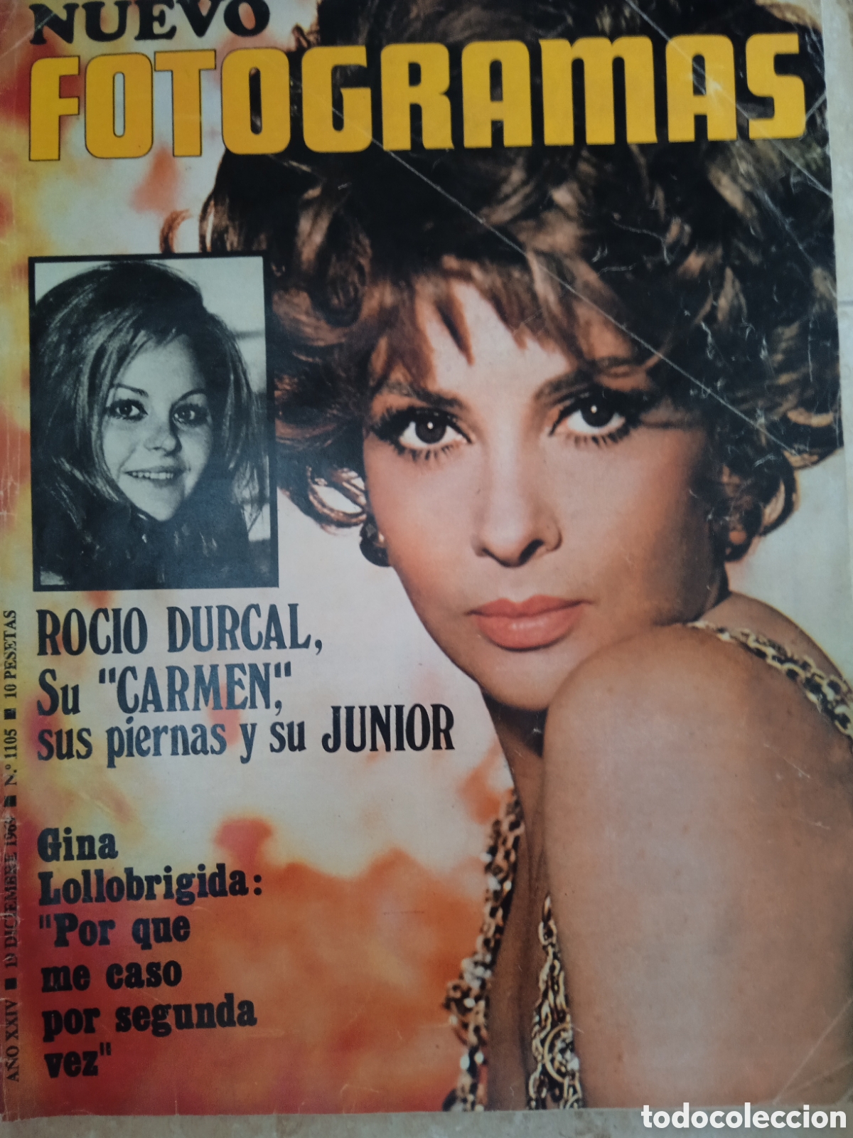 Cine: Nuevo Fotogramas 1105 Roc&iacute;o Durcal Gina Lollobrigida Lana Turner