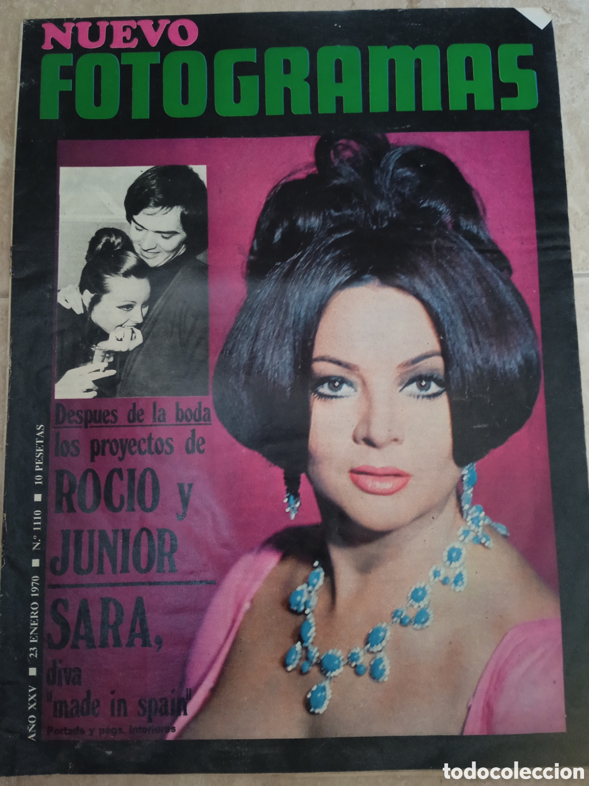 Cine: Nuevo Fotogramas 1110 Roc&iacute;o Durcal y Junior Sara Montiel Jos&eacute; Guardiola