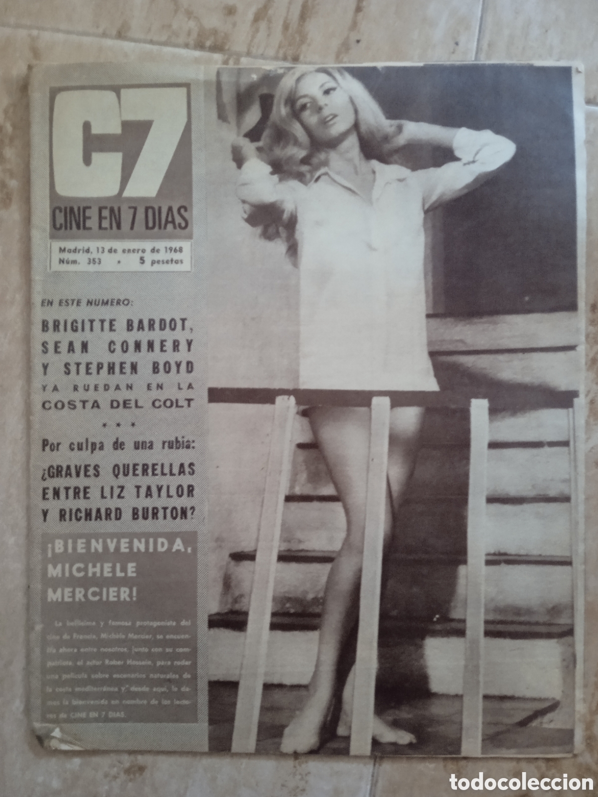 Cine: Cine en 7 d&iacute;as 353 Sean Connery Brigitte Bardot Michele Mercier