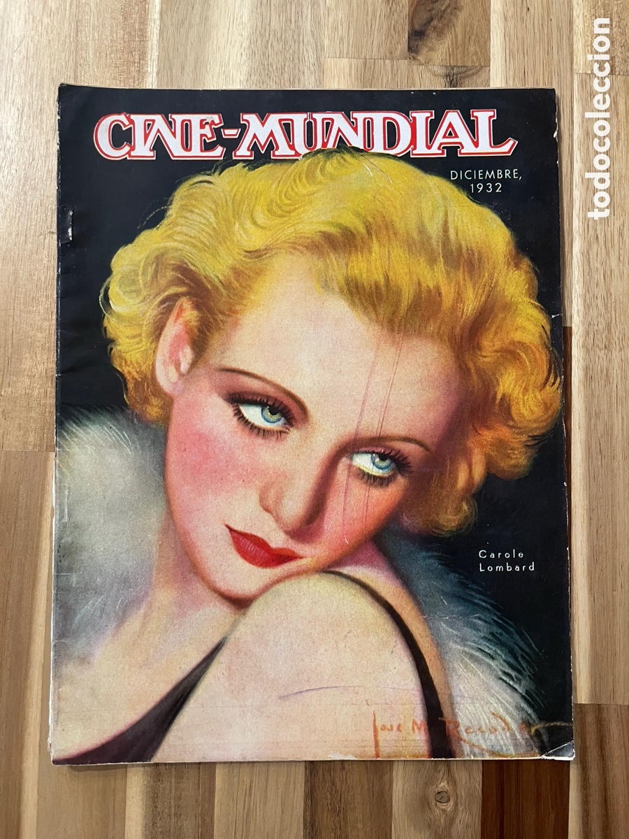 Cin&eacute;ma: Cine mundial. Diciembre de 1932. Carole Lombard.