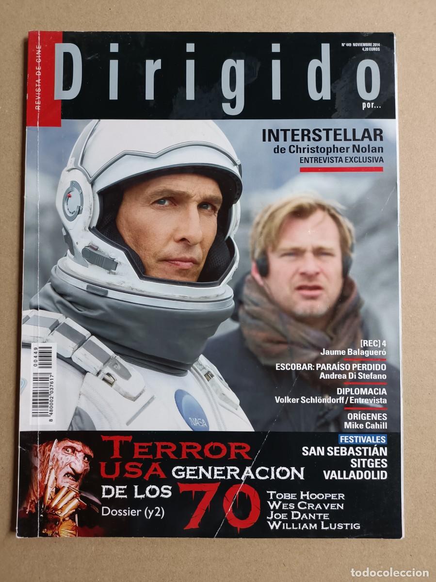 Cine: DIRIGIDO POR N&ordm; 449. CHRISTOPHER NOLAN. JAUME BALAGUERO. ANDRE DI STEFANO. MIKE CAHILL.