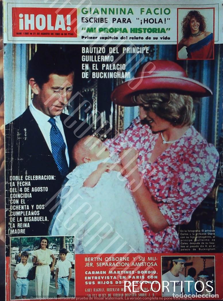 Cine: recorte portada lady di diana de gales bautizo del principe guillermo giannina facio fran alfonso