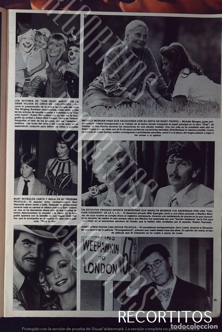 Cine: dolly parton burt reynolds jerry lewis con ocho basta adam rich susan richardson michele morgan
