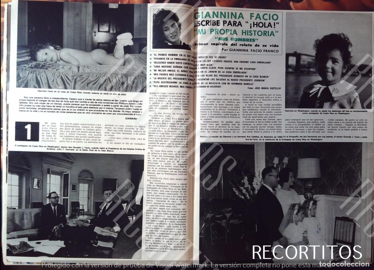 Cine: las memorias de giannina faccio gianina facio en hola capitulo 1