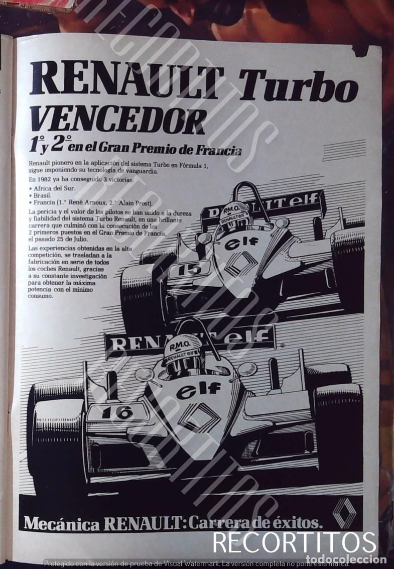 Cine: elf renault 1982 anmuncio publicidad