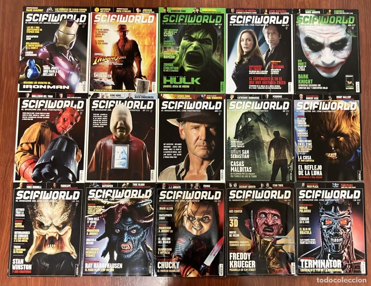 Cine: SCIFIWORLD el magazine del cine fant&aacute;stico (lote 1-65, faltan 9)