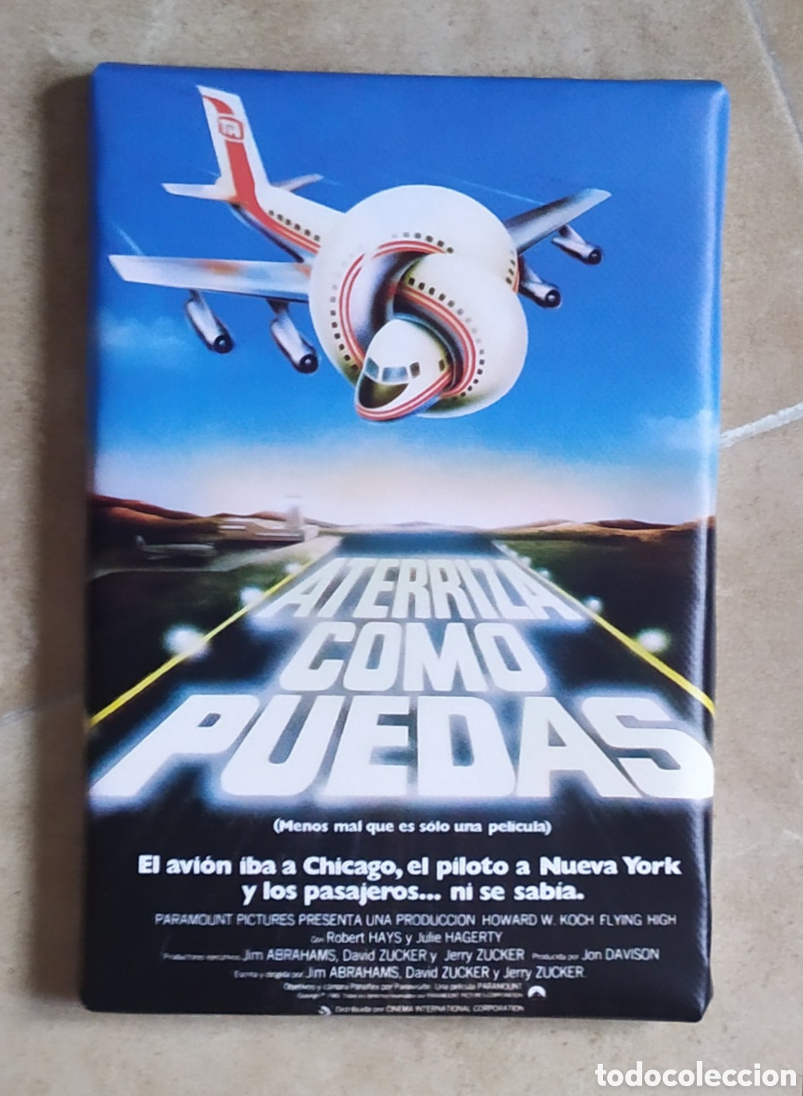 Cine: Cuadro pel&iacute;cula ATERRIZA COMO PUEDES