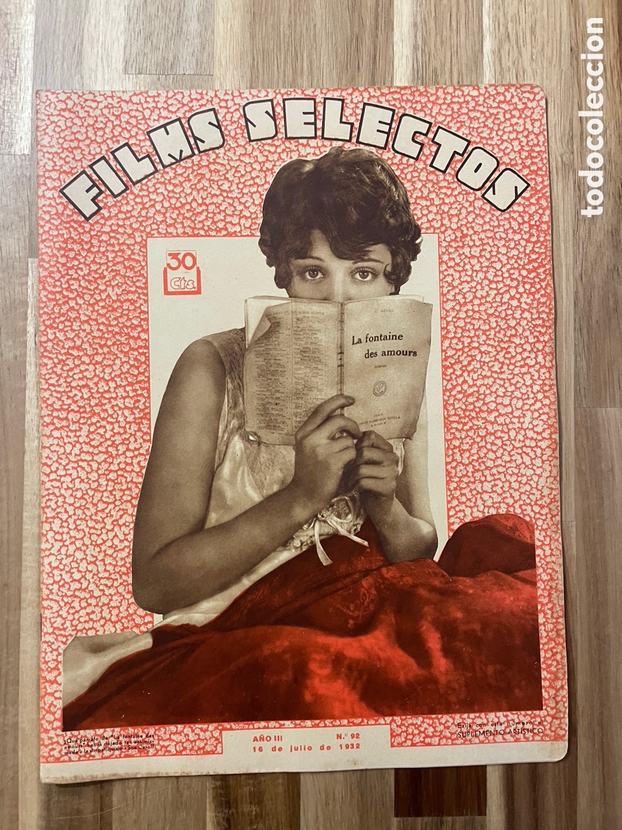 Cine: Films selectos. Sue Carroll. 16 de julio de 1932. N&uacute;mero 92.