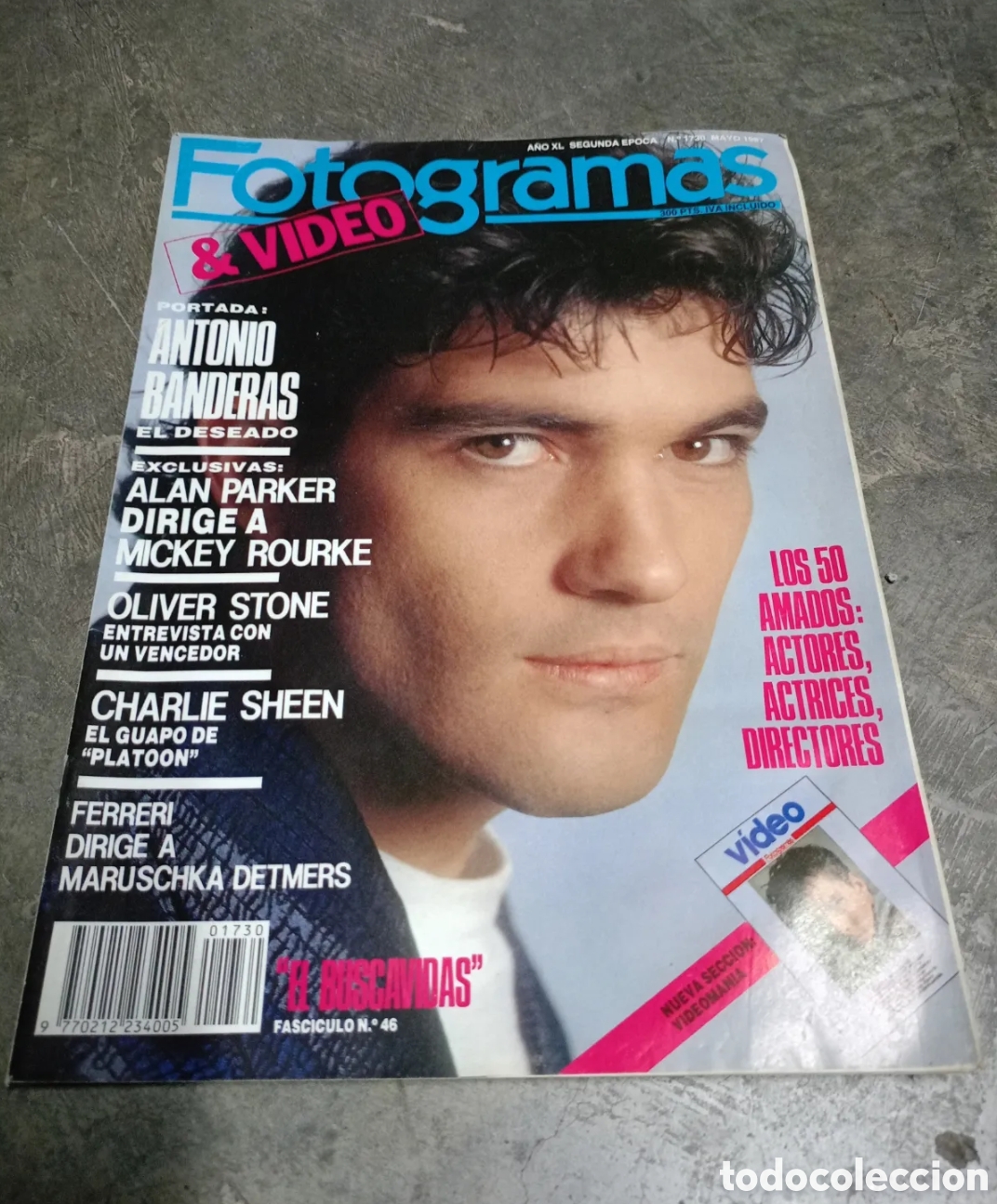 Cinema: FOTOGRAMAS N 1730 - MAYO 87 - ANTONIO BANDERAS - ALAN PARKER - CHARLIE SHEEN