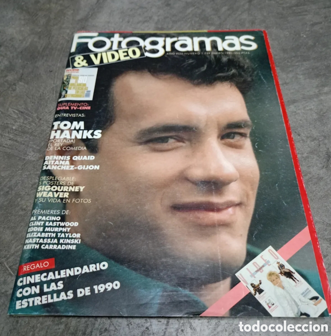 Cinema: FOTOGRAMAS N&ordm; 1759 - ENERO 1990 - TOM HANKS.