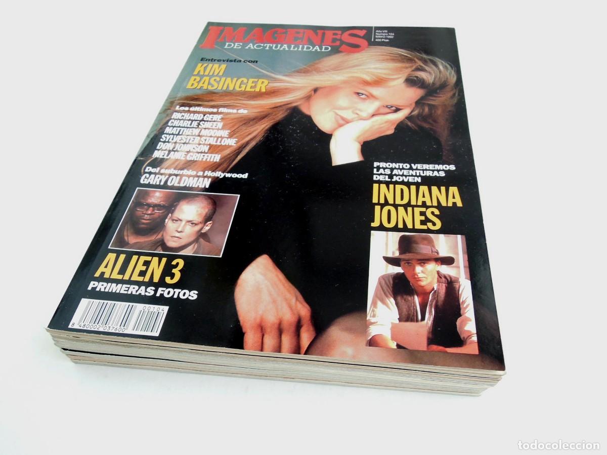 Cinema: Im&aacute;genes de Actualidad - Lote de 7 revistas, a&ntilde;o 1992 (mayo/diciembre) A&ntilde;o VIII - VG+/EX