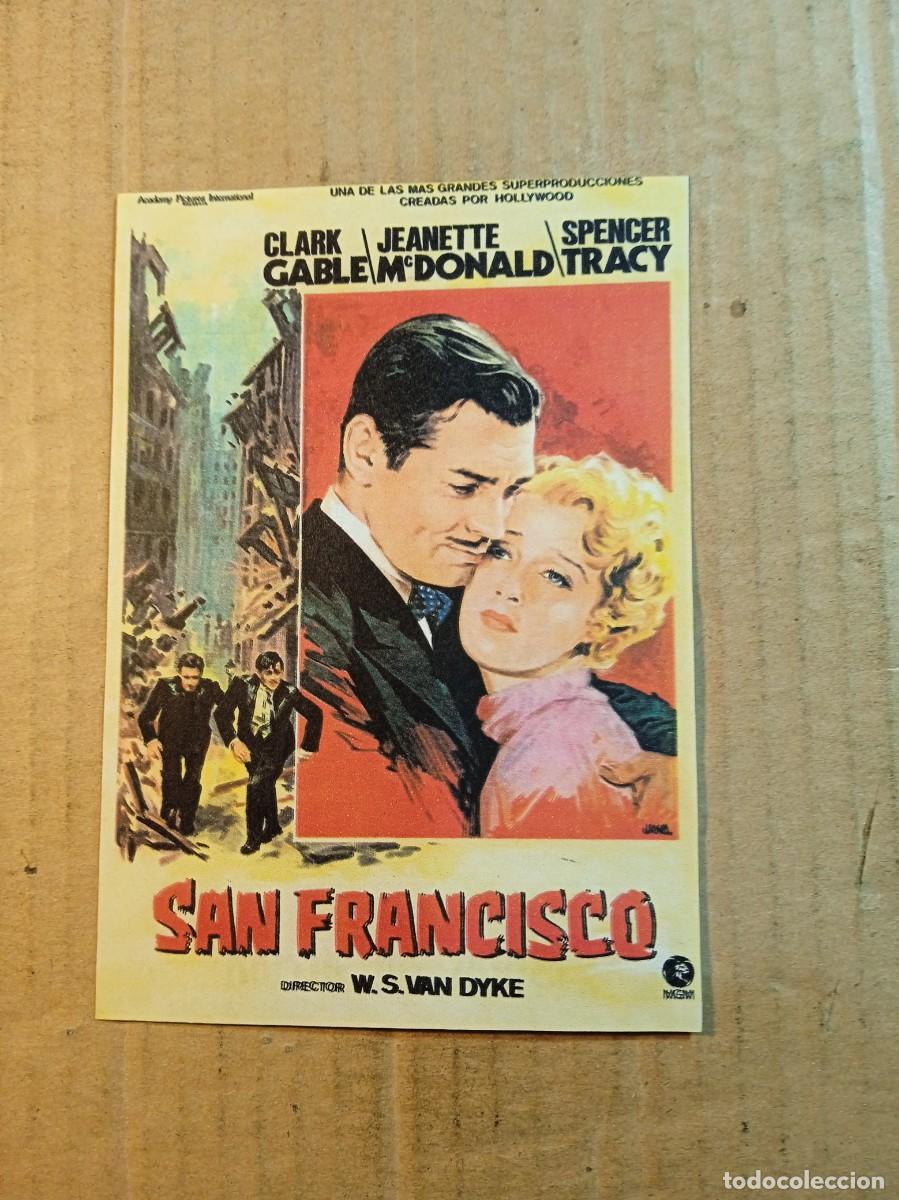 Cinema: FOLLETO DE MANO CON PUBLICIDAD SAN FRANCISCO