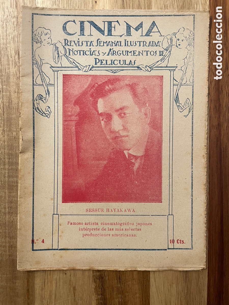 Cine: Cinema. Revista noticias y argumentos de pel&iacute;cula. N&uacute;mero 4. A&ntilde;os 20.