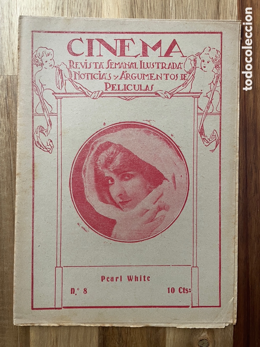 Cine: Cinema. Revista noticias y argumentos de pel&iacute;cula. N&uacute;mero ocho. A&ntilde;os 20.
