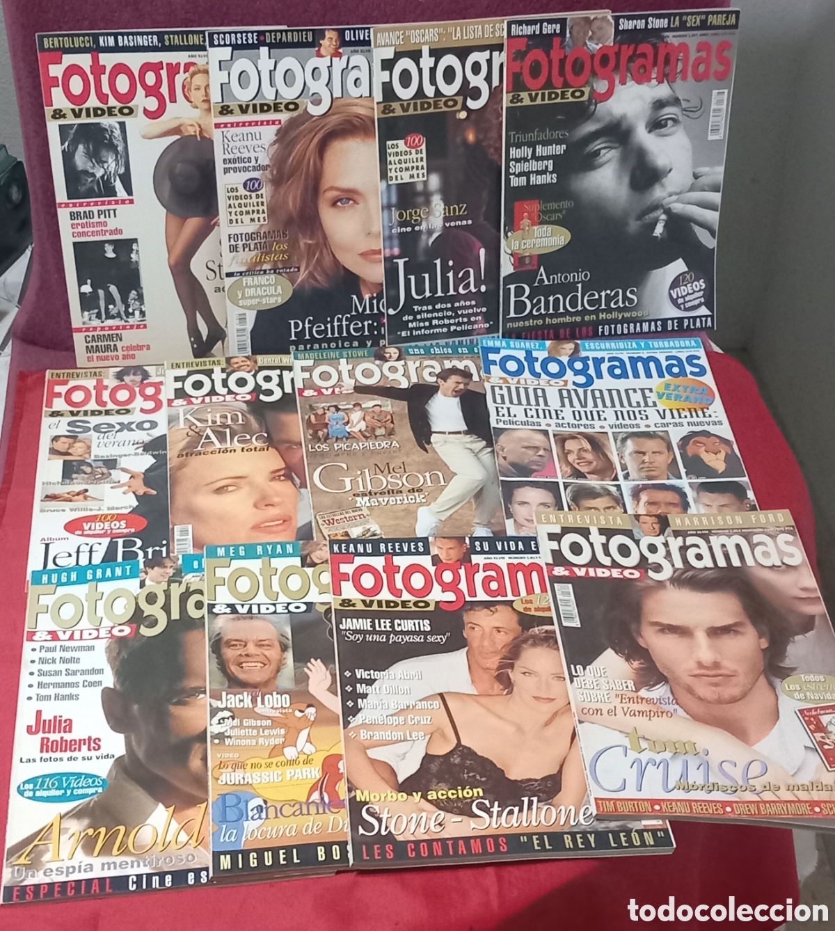 Cinema: 12&times;REVISTAS FOTOGRAMAS A&Ntilde;O 1994 COMPLETA+ESPECIAL OSCARS+SUPLEMENTO MERCHANDISIN(N&deg;1804 al N&deg;1814