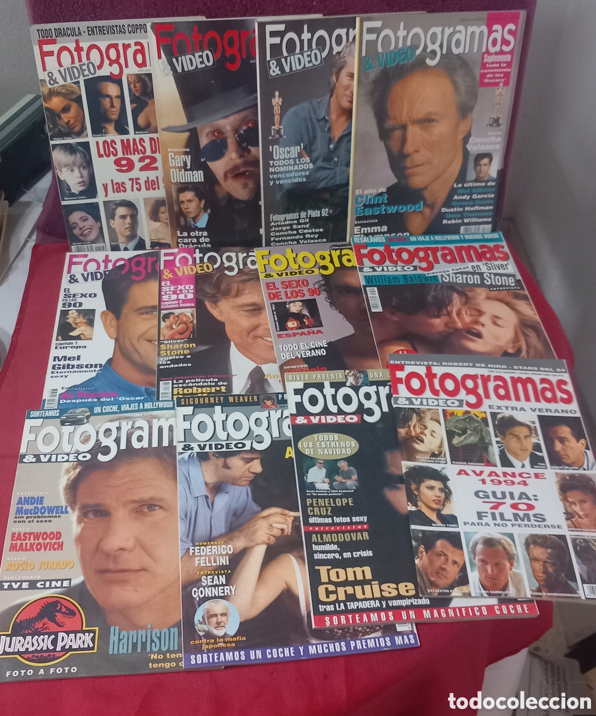 Cinema: 12&times;REVISTAS FOTOGRAMAS 1993 A&Ntilde;O COMPLETO+9 suplementos OSCARS y m&aacute;s!!(EXCELENTE ESTADO)