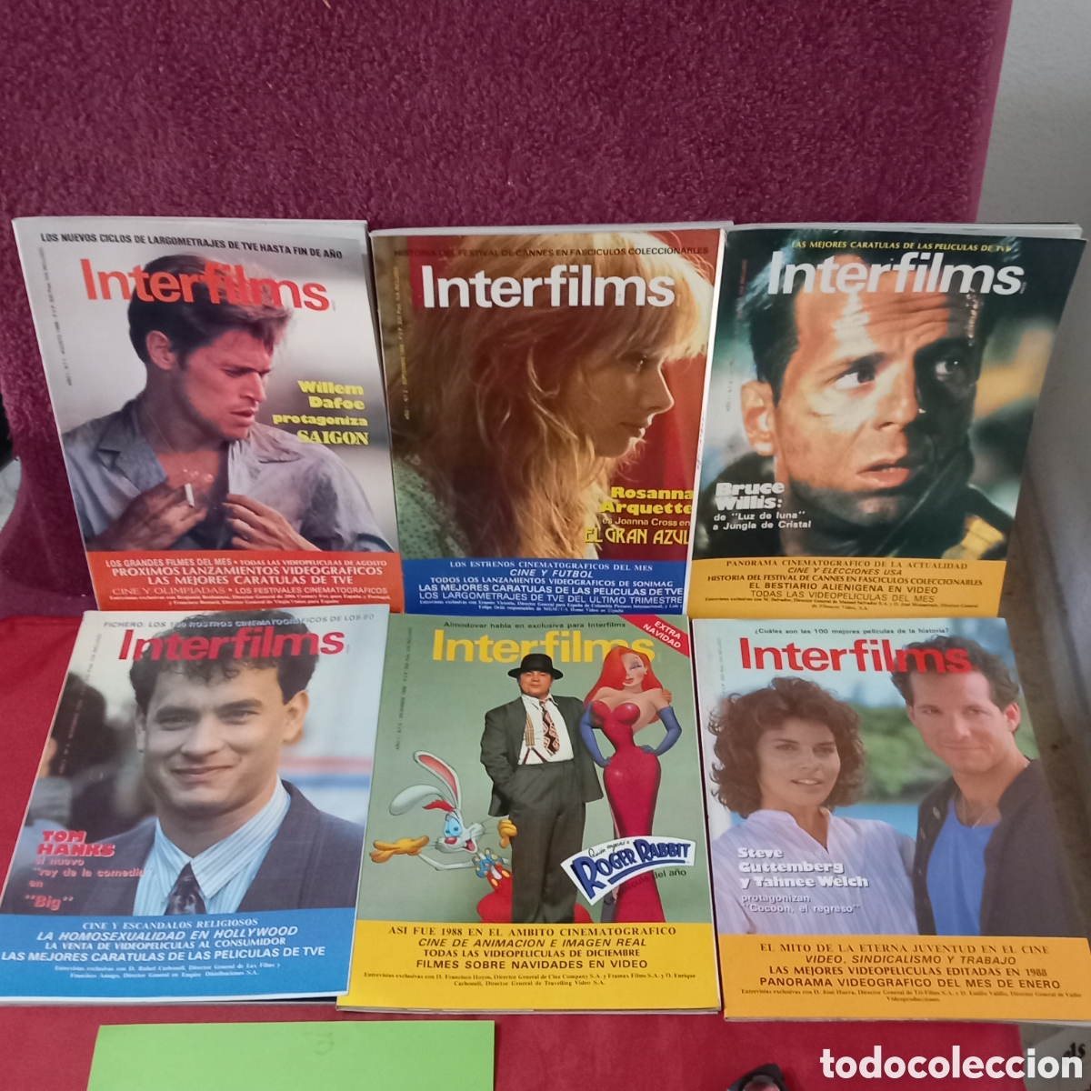 Cin&eacute;ma: INTERFILMS 1988 N&deg;1-2-3-4-5(extra Navidad) y 6(POCAS SE&Ntilde;ALES)