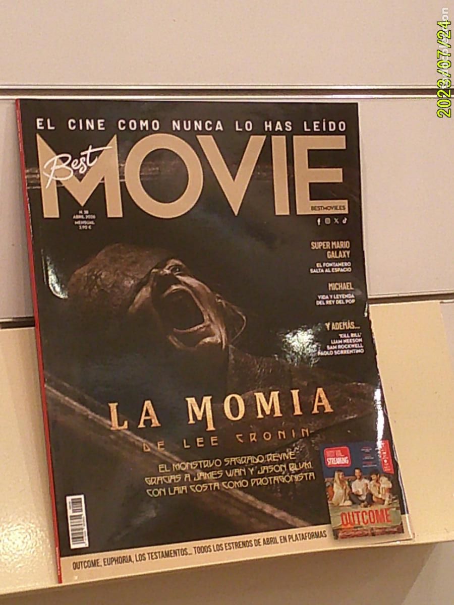 Cine: REVISTA BEST MOVIE N&ordm; 38 ABRIL 2026 LA MOMIA DE LEE CRONIN