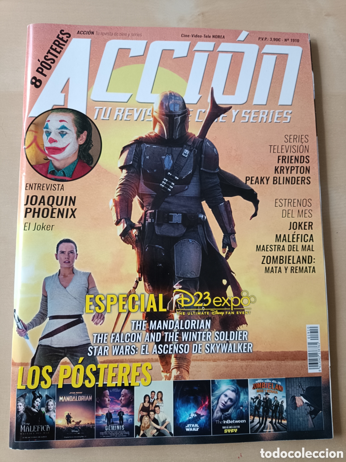 Kino: REVISTA ACCI&Oacute;N N&deg; 1910 OCTUBRE 2019 THE MANDALORIAN JOKER FRIENDS c9