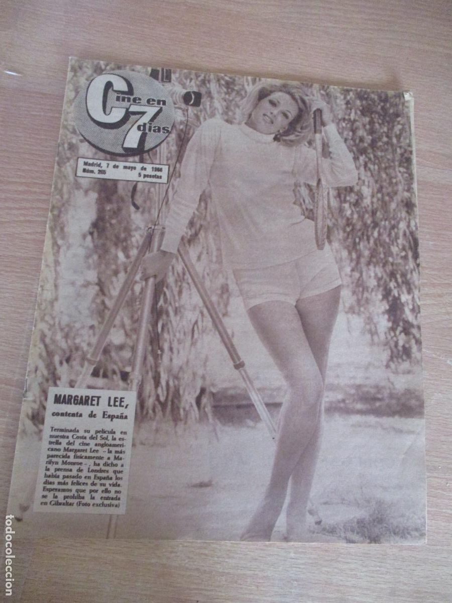 Cine: REVISTA:CINE EN 7 D&Iacute;A N&ordm;. 265- MAYO DE 1966 - CON 24 P&Aacute;G.- INCLUIDAS LAS TAPAS