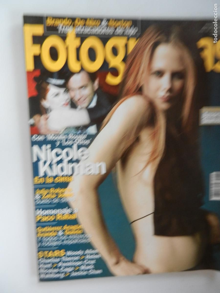 Cine: FOTOGRAMAS REVISTA N&ordm; 1896 - NOVIEMBRE 2001 - OCTUBRE 2001. NICOLE KIDMAN CON MOULIN ROUGE