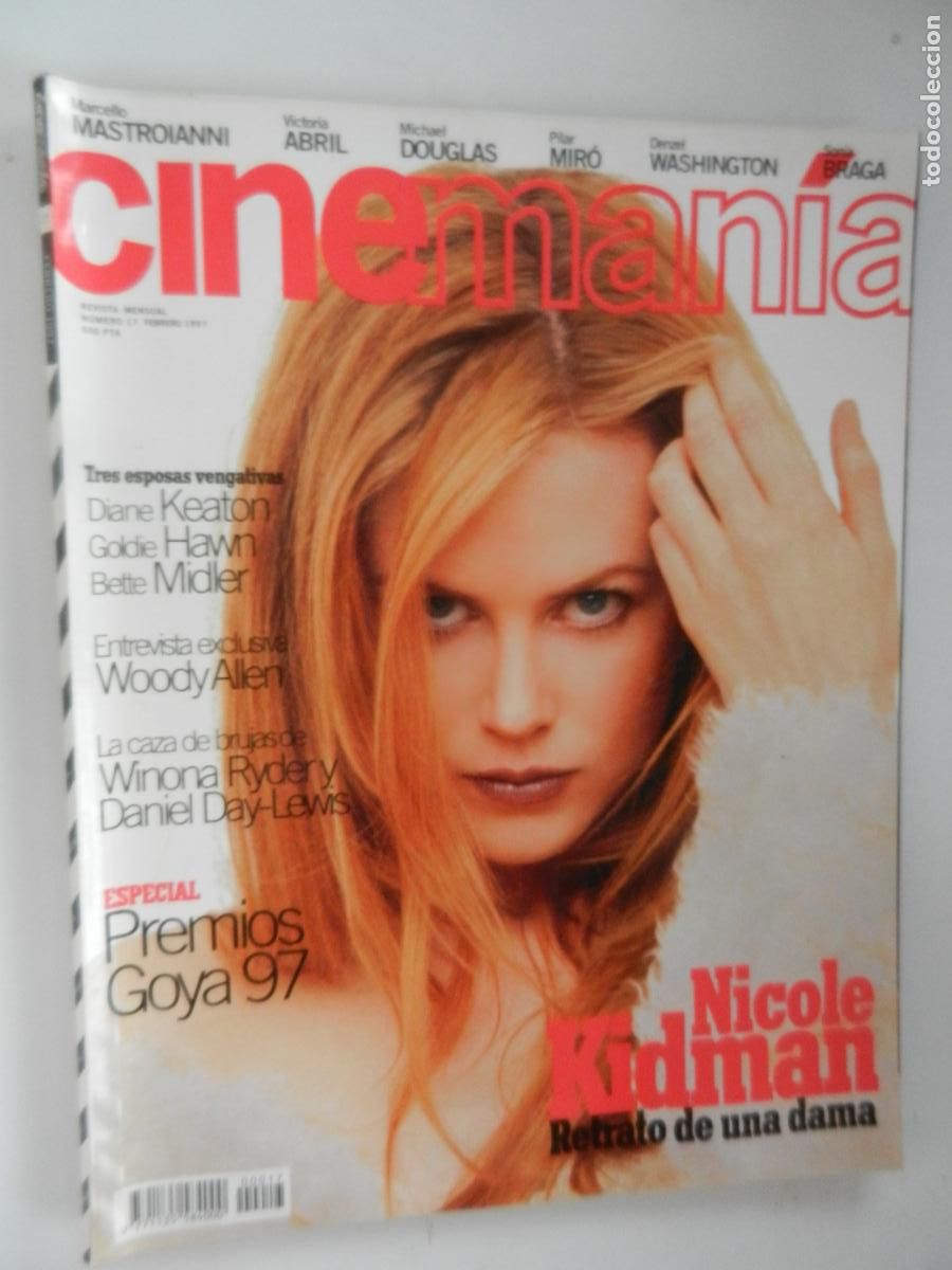 Cine: CINEMAN&Iacute;A REVISTA CINE N&ordm; 17 - FEBRERO 1997- Nicole Kidman, Goya 97, Woody Allen, Victoria Abril