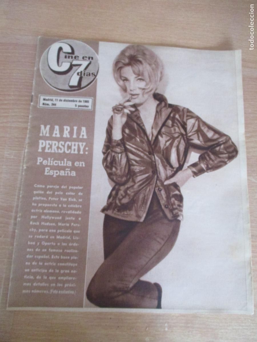 Cine: REVISTA:CINE EN 7 D&Iacute;A N&ordm;. 244- DICIEMBRE DE 1965 - CON 20 P&Aacute;G.- INCLUIDAS LAS TAPAS