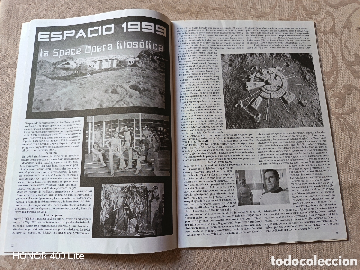 Cine: Fanzine Data n 19 Espacio 1999 - Foto 5