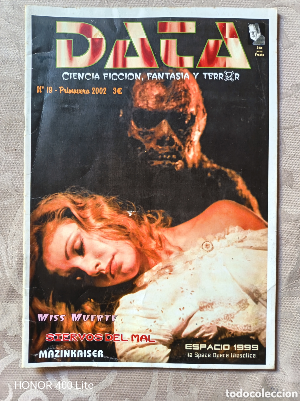 Cine: Fanzine Data n 19 Espacio 1999